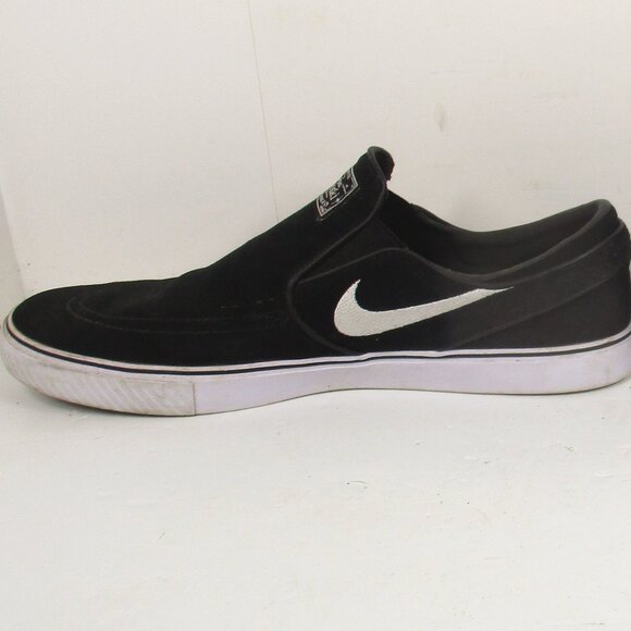 Nike SB Zoom Stefan Janoski Slip On Shoes FN5893-001 Black Suede Mens 13 - Picture 4 of 11